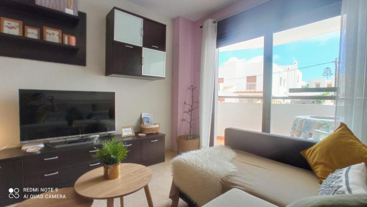 La Pita- Terraza Con Vistas Al Mar & Parking, A 1 Min De La Playa Apartment Карбонерас Екстериор снимка